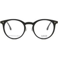 Lozza VL2376 Pavia 7 0700 Men's Eyeglasses Black Size 48 - Blue Light Block Available
