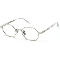 Lozza VL2453M Aria 1 0579 Men's Eyeglasses Silver Size 52 - Blue Light Block Available