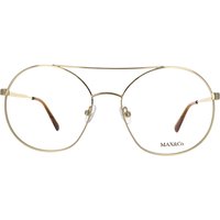 Max & Co. MO5007 032 Women’s Eyeglasses Gold Size 56 - Blue Light Block Available