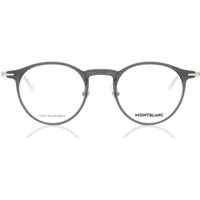 Montblanc MB0099O 001 Men's Eyeglasses Grey Size 48 - Blue Light Block Available