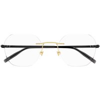 Montblanc MB0220OA アジアフィット 001 サングラス - 男性用 - Silver