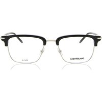 Montblanc MB0243O Asian Fit 004 Men's Eyeglasses Black Size 54 - Blue Light Block Available