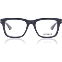 Montblanc MB0266O 003 Men's Eyeglasses Blue Size 52 - Blue Light Block Available