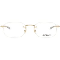 Montblanc MB0307O アジアフィット 001 サングラス - 男性用 - 金色