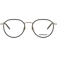 Montblanc MB0342OA アジアフィット 001 サングラス - 男性用 - Silver