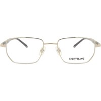 Montblanc MB0347O アジアフィット 002 サングラス - 男性用 - Silver