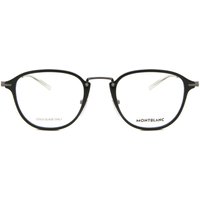 Montblanc MB0155O Asian Fit 007 Men's Eyeglasses Black Size 51 - Blue Light Block Available