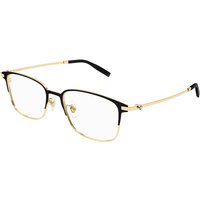Montblanc MB0314OA Asian Fit 002 Men's Eyeglasses Gold Size 54 - Blue Light Block Available