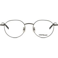 Montblanc MB0317OA アジアフィット 003 サングラス - 男性用 - Gunmetal