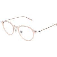 Montblanc MB0355O アジアフィット 004 サングラス - 男性用 - 茶色