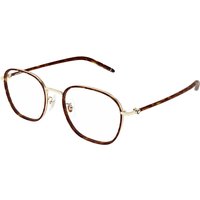 Montblanc MB0368OA Asian Fit 002 Men's Eyeglasses Gold Size 52 - Blue Light Block Available