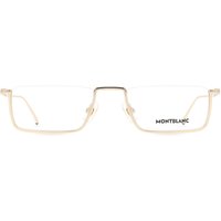 Montblanc MB0370O 001 Men's Eyeglasses Gold Size 52 - Blue Light Block Available