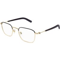 Montblanc MB0389O アジアフィット 008 サングラス - 男性用 - 金色