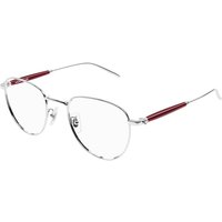 Montblanc MB0410O アジアフィット 003 サングラス - 男性用 - Silver