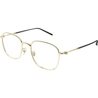 Montblanc MB0415OA Asian Fit 002 Men's Eyeglasses Gold Size 54 - Blue Light Block Available