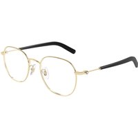 Montblanc MB0425OA Asian Fit 001 Men's Eyeglasses Gold Size 52 - Blue Light Block Available