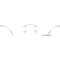 Montblanc MB0431O 004 Men's Eyeglasses Silver Size 53 - Blue Light Block Available