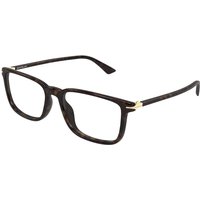 Montblanc MB0437O 007 Men's Eyeglasses Tortoiseshell Size 56 - Blue Light Block Available