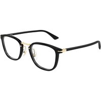 Montblanc MB0440OA Asian Fit 001 Men's Eyeglasses Black Size 50 - Blue Light Block Available