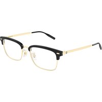 Montblanc MB0493OJ Asian Fit 001 Men's Eyeglasses Size 55 - Blue Light Block Available