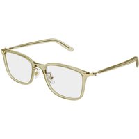Montblanc MB0500OA アジアフィット 004 サングラス - 男性用 - 緑