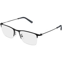 Montblanc MB0502OL アジアフィット 004 サングラス - 男性用 - 黒