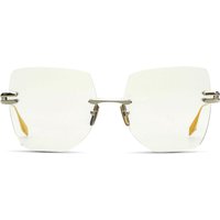 Dita Embra DTX155-A-03 Women’s Eyeglasses Silver Size 58 - Blue Light Block Available