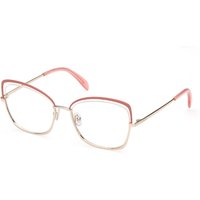 Pucci Emilio Pucci EP5208 074 Women’s Eyeglasses Gold Size 55 - Blue Light Block Available