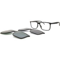 HUGO HG 1331/G/CS2 アジアフィット with Clip-On 807/99 サングラス - 男性用 - 黒