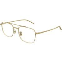 Bottega Veneta BV1425OA アジアフィット 004 サングラス - 男性用 - 金色