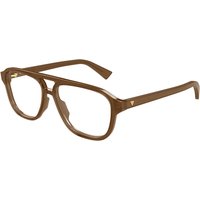 Bottega Veneta BV1294O 005 Men's Eyeglasses Brown Size 56 - Blue Light Block Available