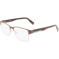 Lacoste L2286 201 Men's Eyeglasses Brown Size 53 - Blue Light Block Available