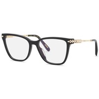 Chopard VCH421S 0700 Men's Eyeglasses Black Size 55 - Blue Light Block Available