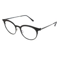 Italia Independent I-I SANDY 5226 THIN 009.000 Men's Eyeglasses Black Size 49 - Blue Light Block Available