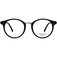 Polar 481 with Clip-On 76 Men's Eyeglasses Black Size 48 - Blue Light Block Available