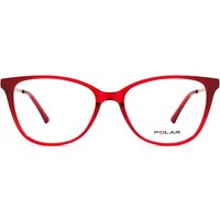 Polar 542 With Clip-On 22 Men's Eyeglasses Red Size 53 - Blue Light Block Available