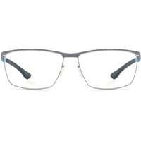 Ic! Berlin IC5095 Sven H. 085 Men's Eyeglasses Grey Size 57 - Blue Light Block Available