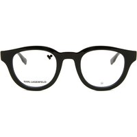 Karl Lagerfeld KL6177 001 Men's Eyeglasses Black Size 47 - Blue Light Block Available