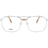 Kenzo KZ 50009U 018 Men's Eyeglasses Silver Size 58 - Blue Light Block Available