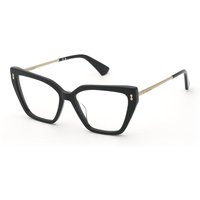 Nina Ricci VNR455 0700 Men's Eyeglasses Black Size 55 - Blue Light Block Available