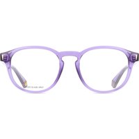 Polaroid PLD D452 B3V Men's Eyeglasses Purple Size 50 - Blue Light Block Available