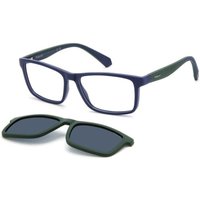 Polaroid PLD D854/C Kids with Clip-On FLL/C3 Kids' Eyeglasses Blue Size 54 - Blue Light Block Available