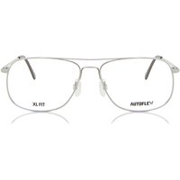 Flexon Autoflex 44 120 Men's Eyeglasses Silver Size 57 - Blue Light Block Available