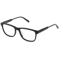 Fila VFI304 06MR Men's Eyeglasses Black Size 54 - Blue Light Block Available