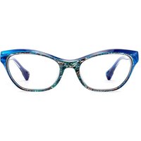Etnia Barcelona La Condesa BLGR Women’s Eyeglasses Blue Size 53 - Blue Light Block Available