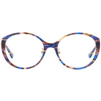 Etnia Barcelona Daegu.A Asian Fit BLGD Women’s Eyeglasses Blue Size 54 - Blue Light Block Available