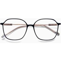 Etnia Barcelona Ultra Light 15 BKGY Women’s Eyeglasses Black Size 55 - Blue Light Block Available