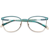 Etnia Barcelona Aya GRTQ Women’s Eyeglasses Blue Size 54 - Blue Light Block Available