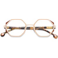 Etnia Barcelona Eve BRWH Women’s Eyeglasses White Size 49 - Blue Light Block Available