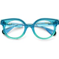 Etnia Barcelona Brutal No.30 TQ Women’s Eyeglasses Blue Size 49 - Blue Light Block Available